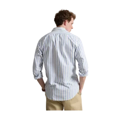 Hot Polo Ralph Lauren ong eeve port hirt - Bue/White