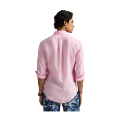 Hot Polo Ralph Lauren Long Sleeve Sport Shirt - Carmel Pink