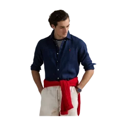 Polo Ralph Lauren Long Sleeve Sport Shirt - Newport Navy