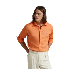 Best Polo Ralph Lauren Long leeve port hirt - Poppy