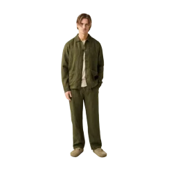 Clearance Knowledge Cotton Apparel Looe linen pant - Burned Olive