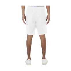 Online Knowledge Cotton Apparel oose inen shorts - Bright White
