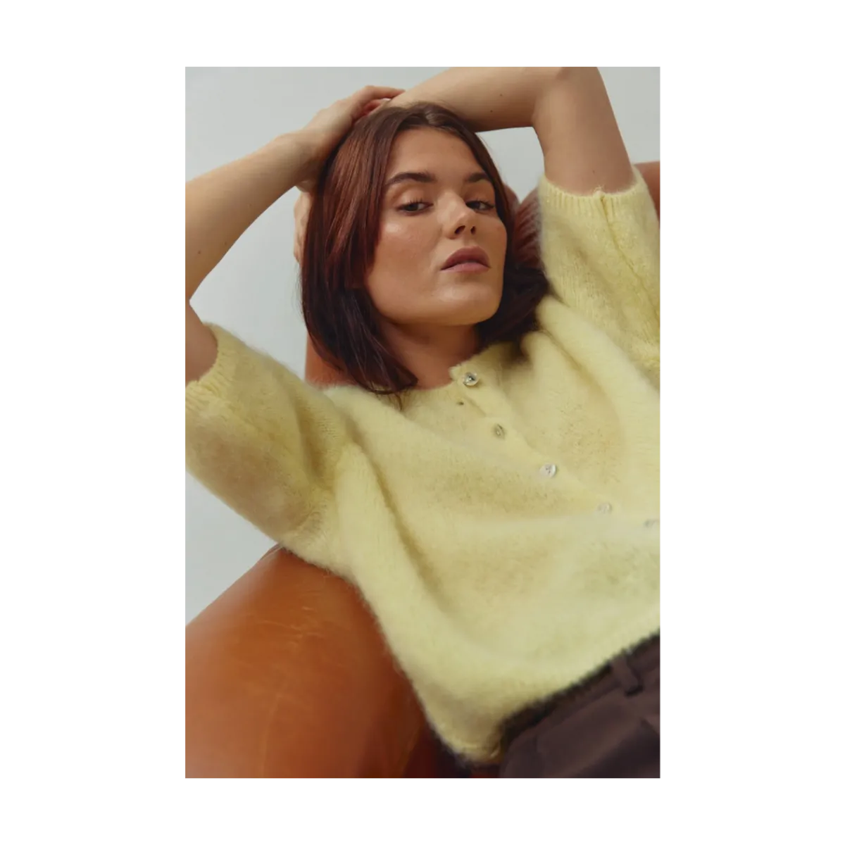 Online Noella Lorell Knit Cardigan - Light Yellow