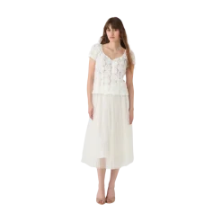 Best Ida Sjöstedt 261 LOUISE TOP - IVORY