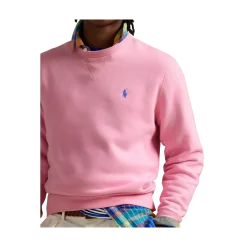 Outlet Polo Ralph Lauren LS Fleece Sweater - Carmel Pink