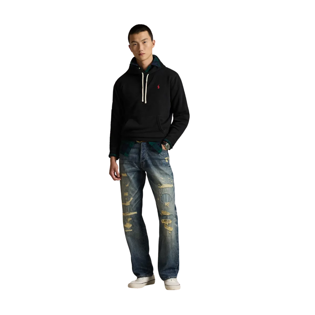 New Polo Ralph Lauren L Hood weater - Black