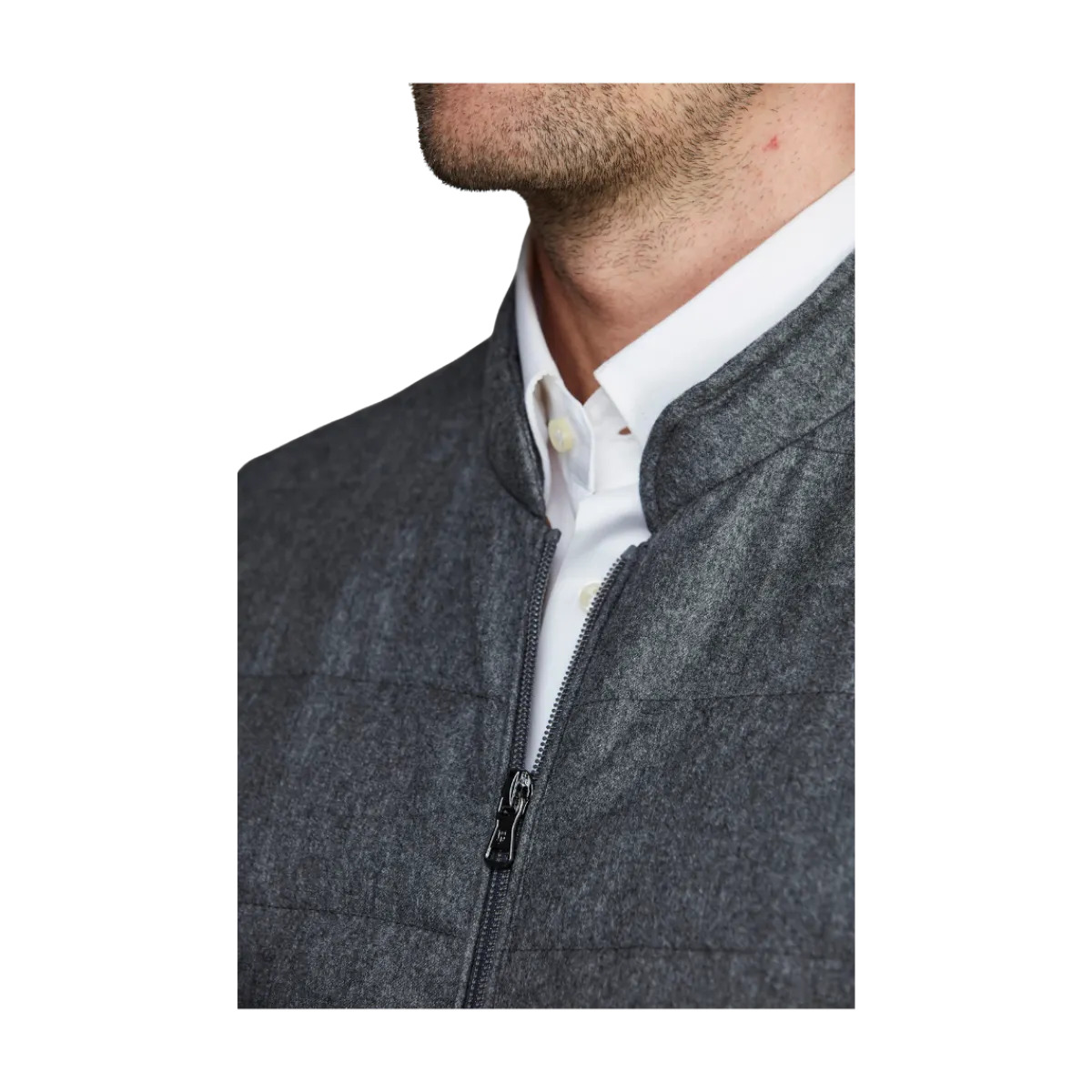 Best Hansen & Jacob Lt Down uperonic Wool Vet - Grey