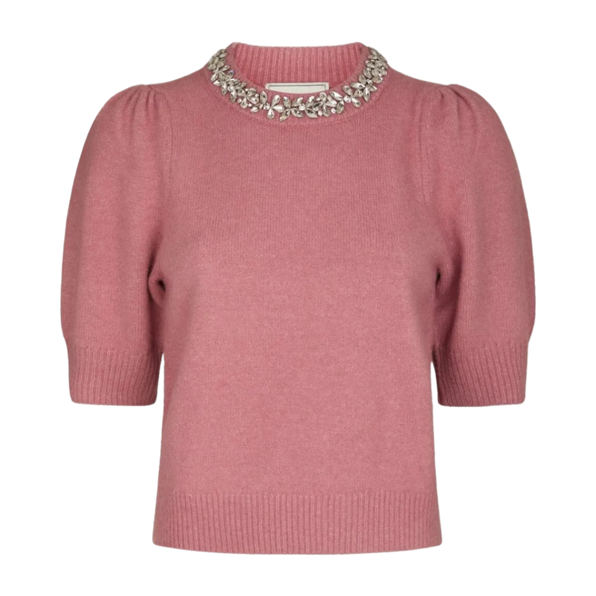 Hot Neo Noir Maia Stone Knit blouse - 165 ROSE