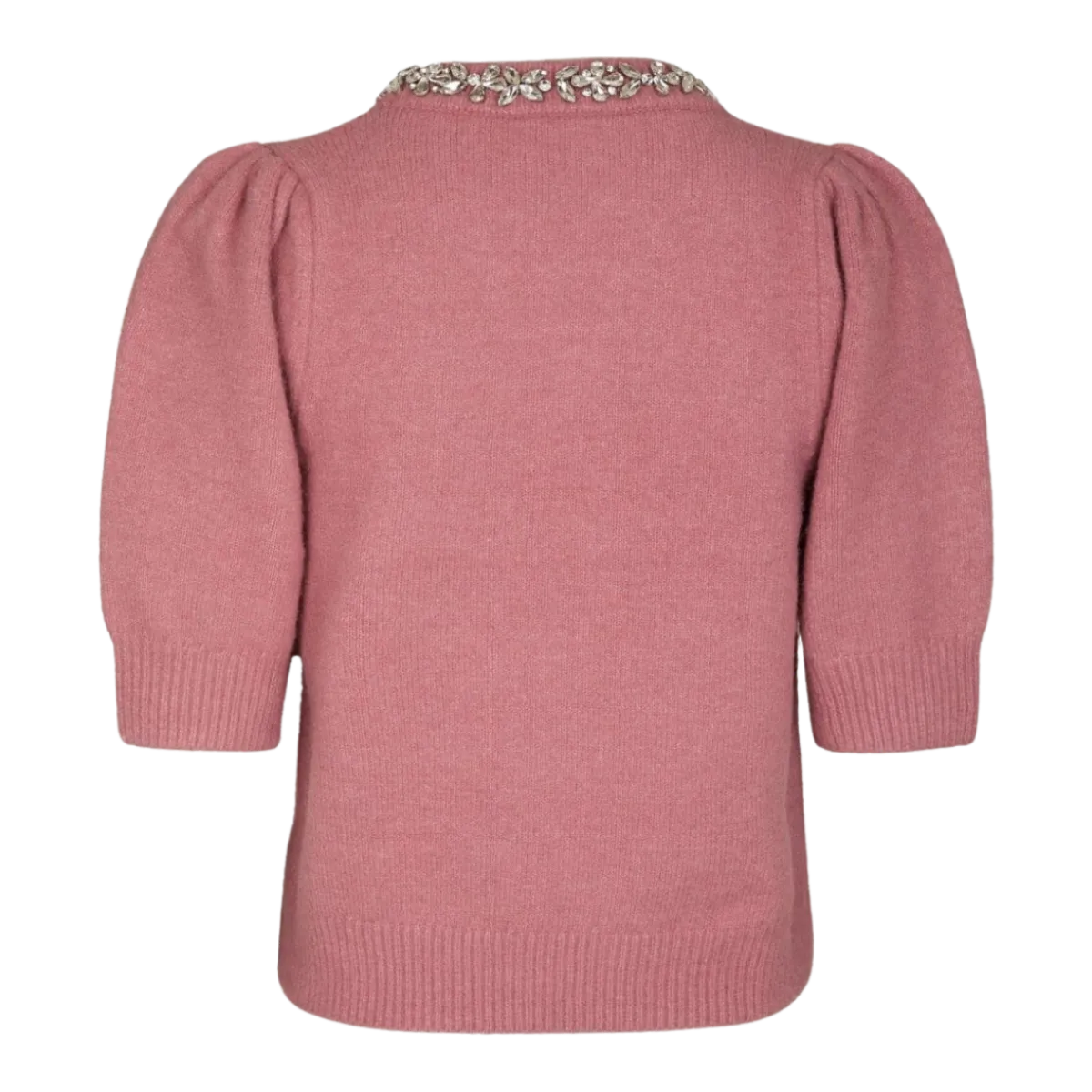 Hot Neo Noir Maia Stone Knit blouse - 165 ROSE