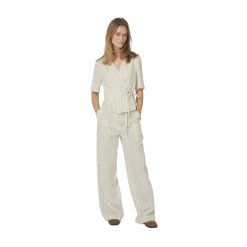 Best Neo Noir Malba Stripe Pants - Natural