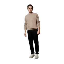 Online Brand Island Marcello O-Neck Knit - Greige