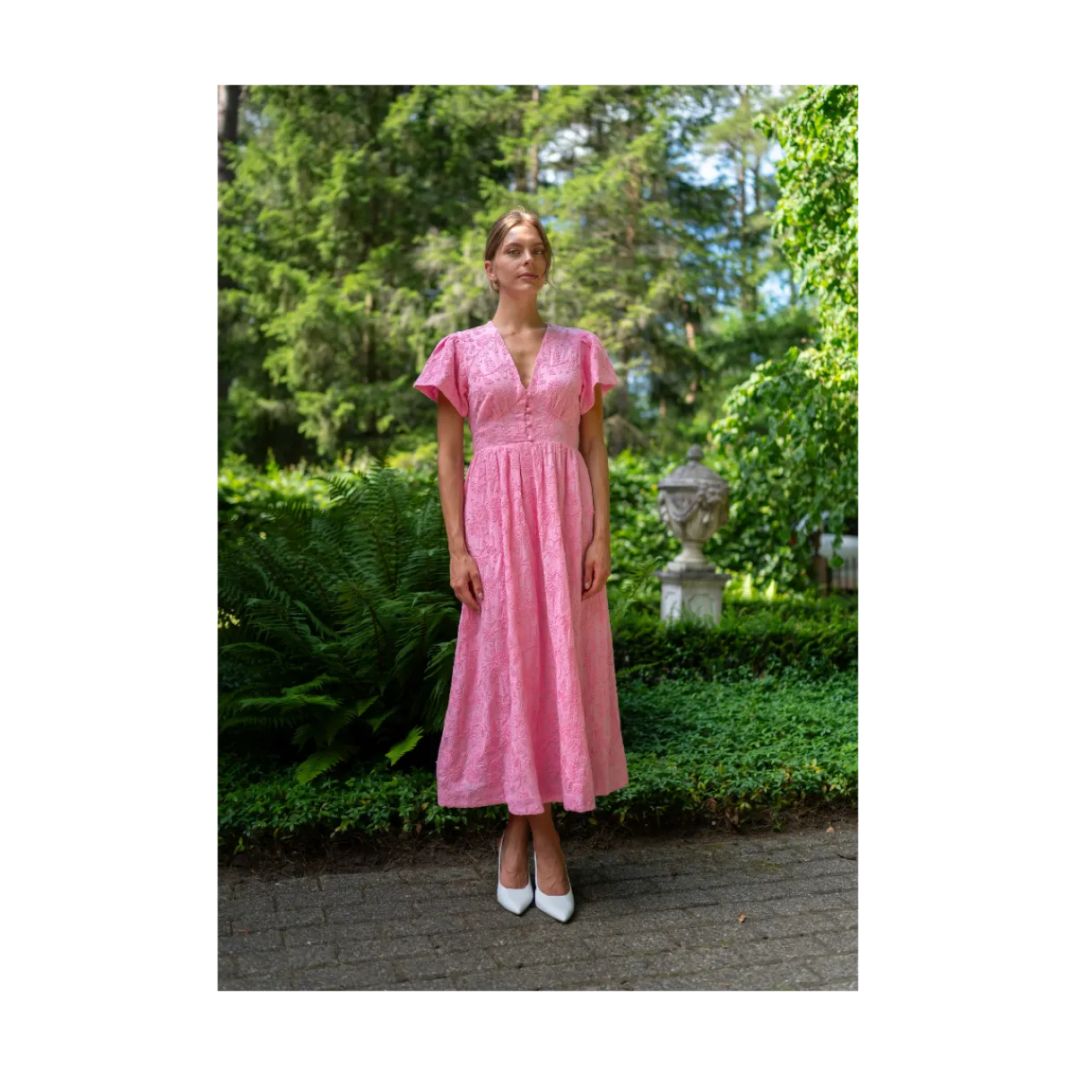 Best BRDR Marte Dori Embroidery Dress - Bright Lilac