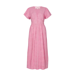 Best BRDR Marte Dori Embroidery Dress - Bright Lilac
