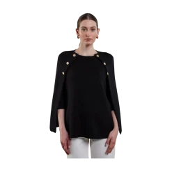 Sale Stenströms ary Knit Poncho - Back