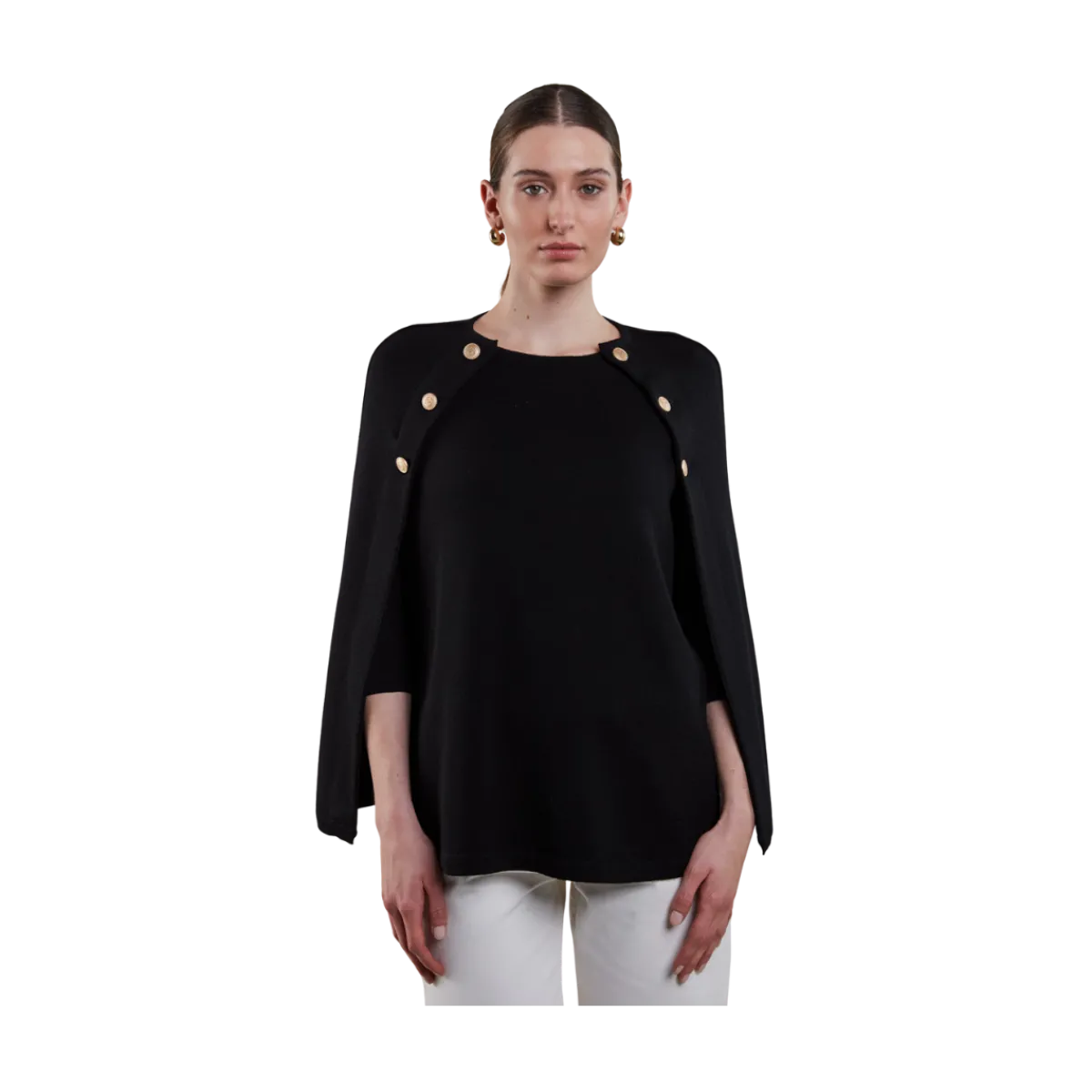 Sale Stenströms ary Knit Poncho - Back