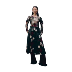 Hot Ida Sjöstedt Maxine Top - Black Floral