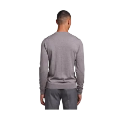 Discount Stenströms Merino Extrafine Crew Neck - Light Brown
