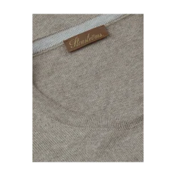 Discount Stenströms Merino Extrafine Crew Neck - Light Brown