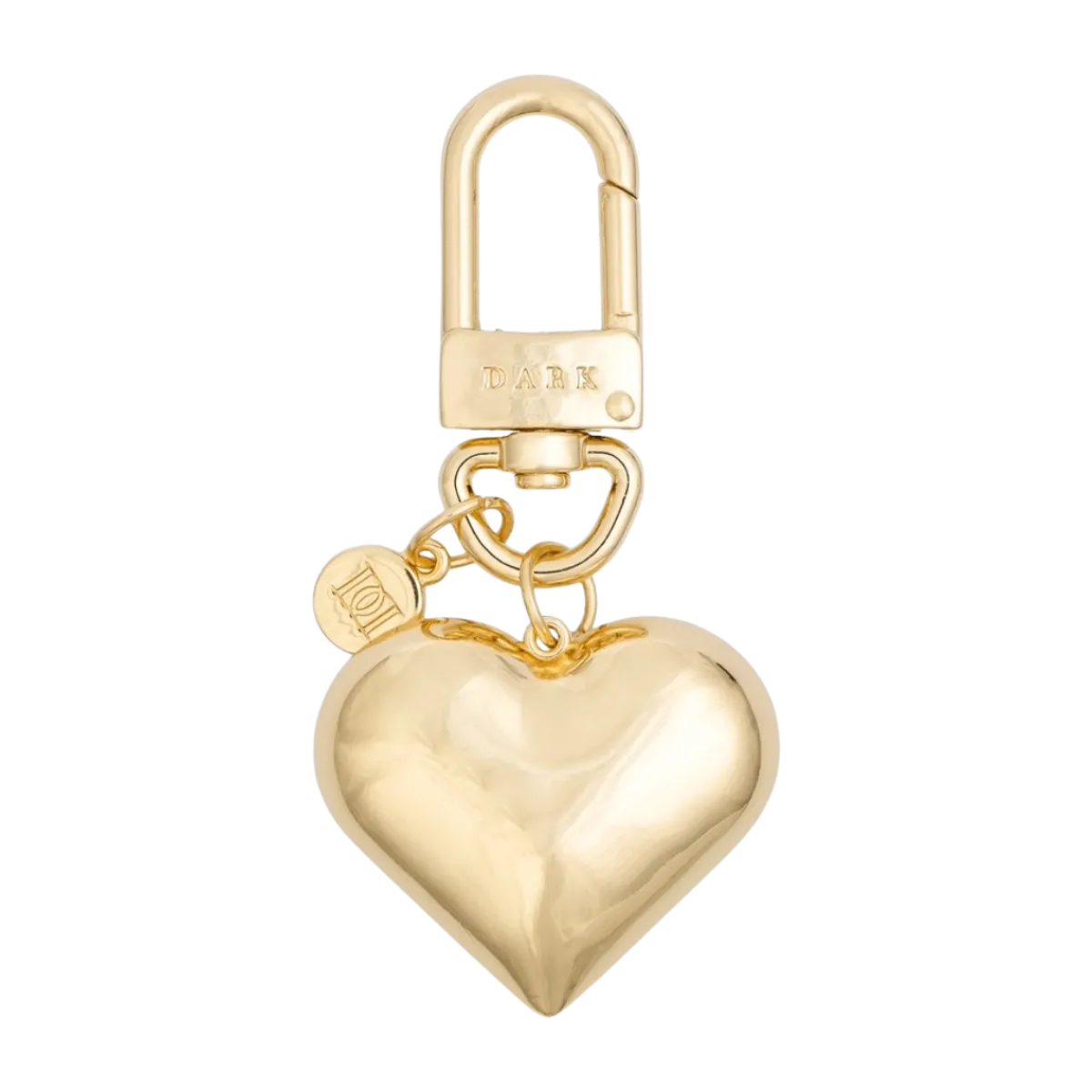 Outlet DARK Department Metal Sign Bag Charm - Heart