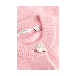 Noella Miley Knit Cardigan - Baby Pink