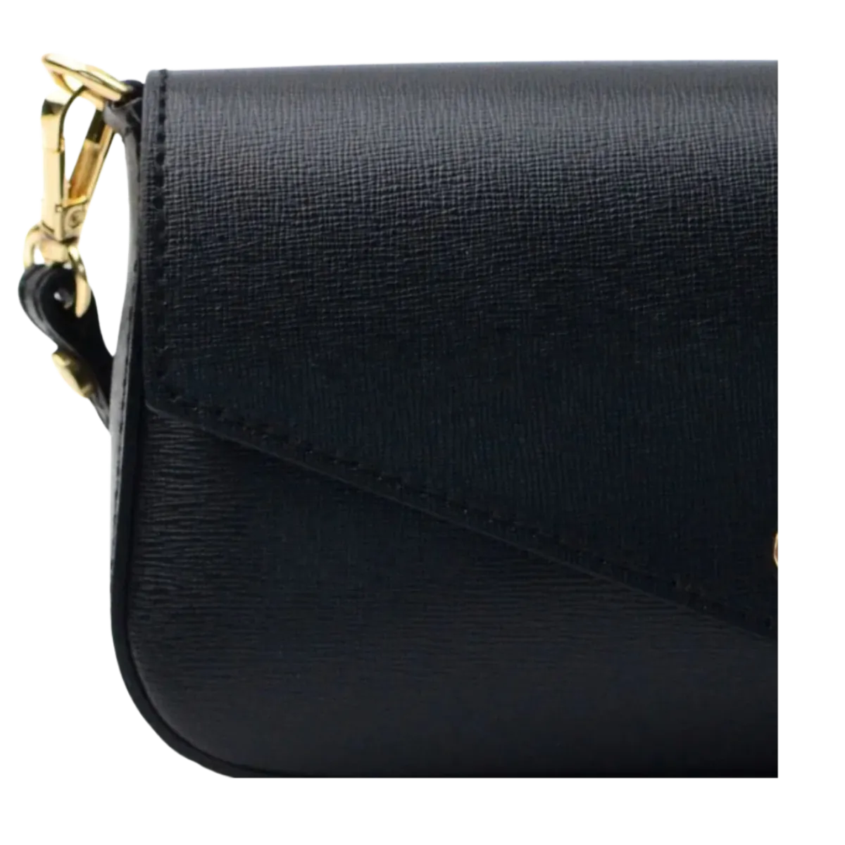 Online Latalia SG Mini Envelope Leather - Black