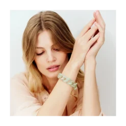 Sale Vanessa Baroni Mini Flat Chain Bracelet - Jade