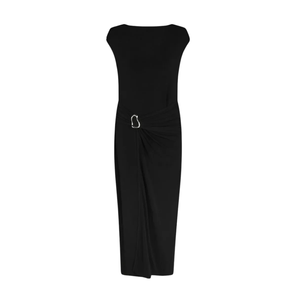 Best Neo Noir Minja Drapy Dress - 100 Black