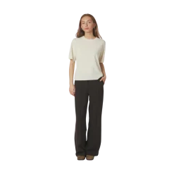 Neo Noir Missy Knit Tee - Creme
