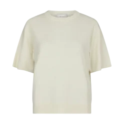 Neo Noir Missy Knit Tee - Creme