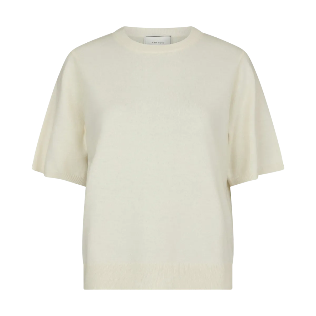 Neo Noir Missy Knit Tee - Creme