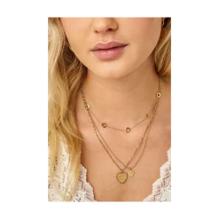 Online My Jewellery Necklace Charms Open Hearts - Gold