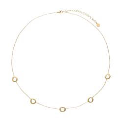 Online My Jewellery Necklace Charms Open Hearts - Gold