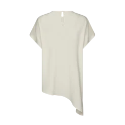 Neo Noir Nerita Asymmetric Blouse - Off White