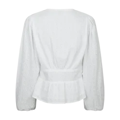 Hot Neo Noir Neroni Embroidery Blouse - White