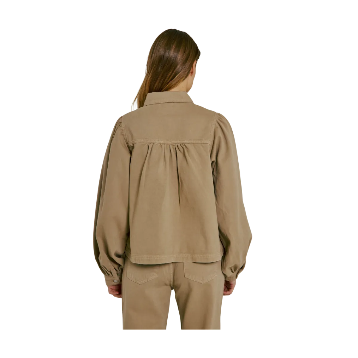 Online Norr Ninni denim shirt - Dark Sand