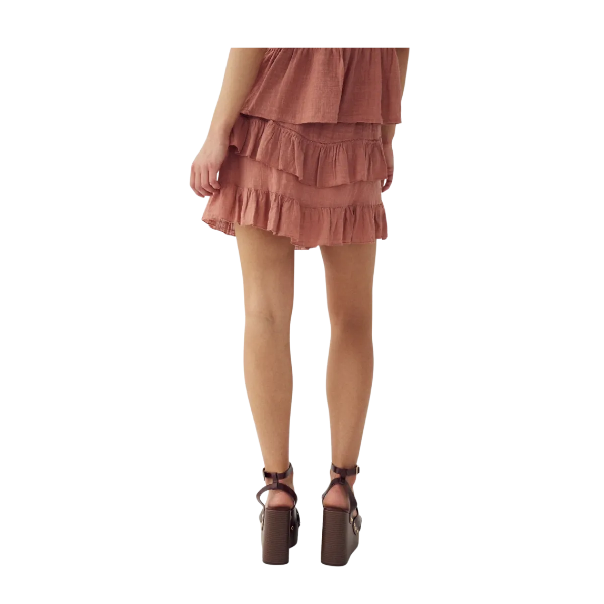 Best Noella N-MARLIN SKIRT - RED CLAY