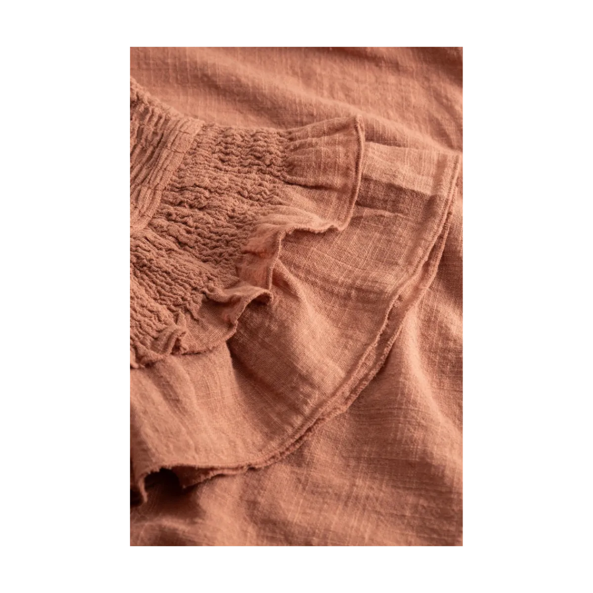 Outlet Noella N-MAURA BLOUSE - RED CLAY