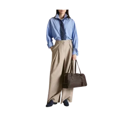 Best ATP Atelier Noale Leather Handle Bag - 1062 Walnut