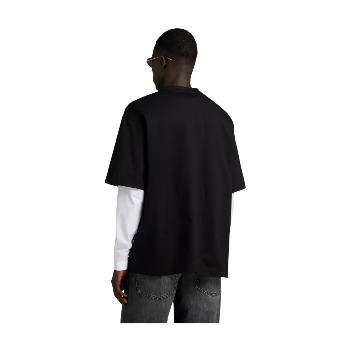 Clearance G-star raw Old chool Logo Overized Tee - Black