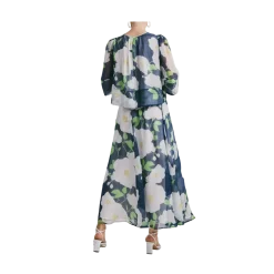By TiMo Organza Maxi kirt - Flower Garden