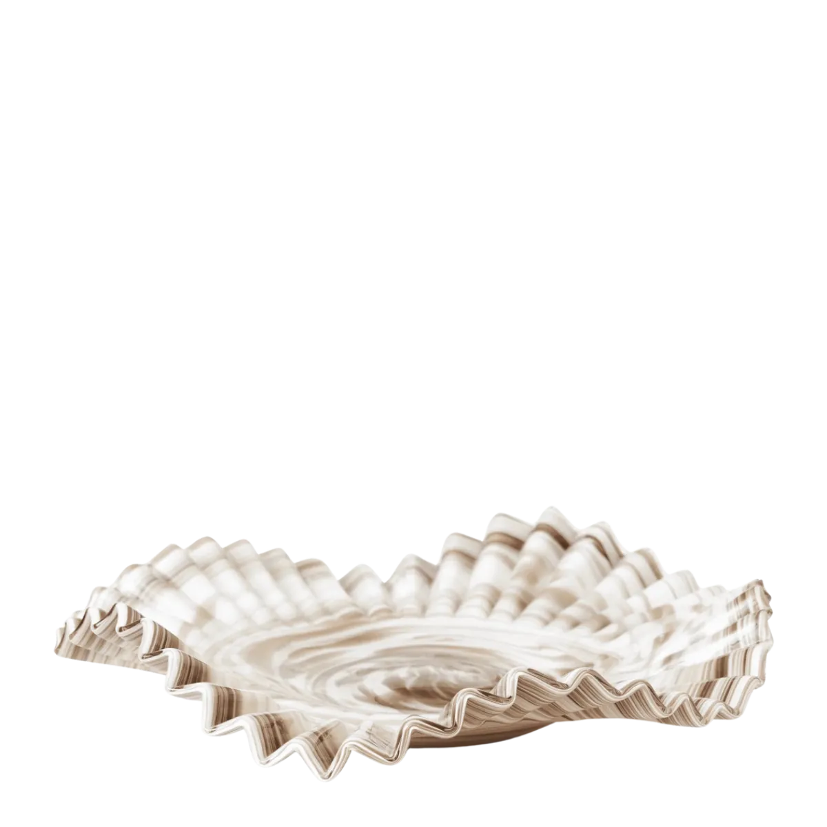 Clearance Jakobsdal Organza Skål - Brown