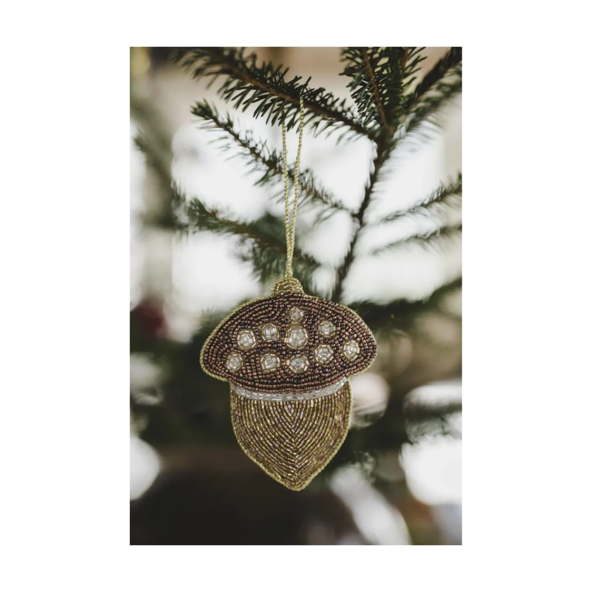 Online Jakobsdal Ornament Acorn Julgransdekoration - gold