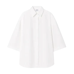 Sale Filippa K Oversized Short Sleeve Shirt - White
