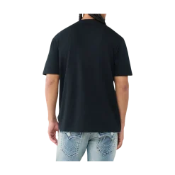 Clearance True Religion Painted Brick Buddha Tee - Jet Back
