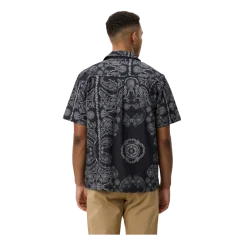 Outlet Les Deux Paiey AOP hirt - Tap hoe Back