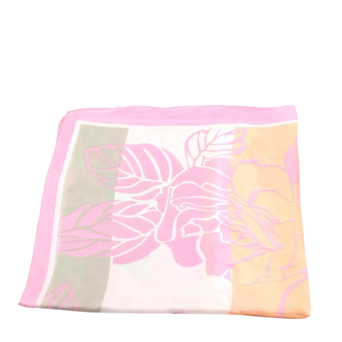 Discount Seven/East Pantin Silk Scarf 50x50cm - Pink