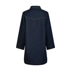 Discount Neo Noir Paras Denim Dress - Dark Blue