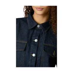 Discount Neo Noir Paras Denim Dress - Dark Blue
