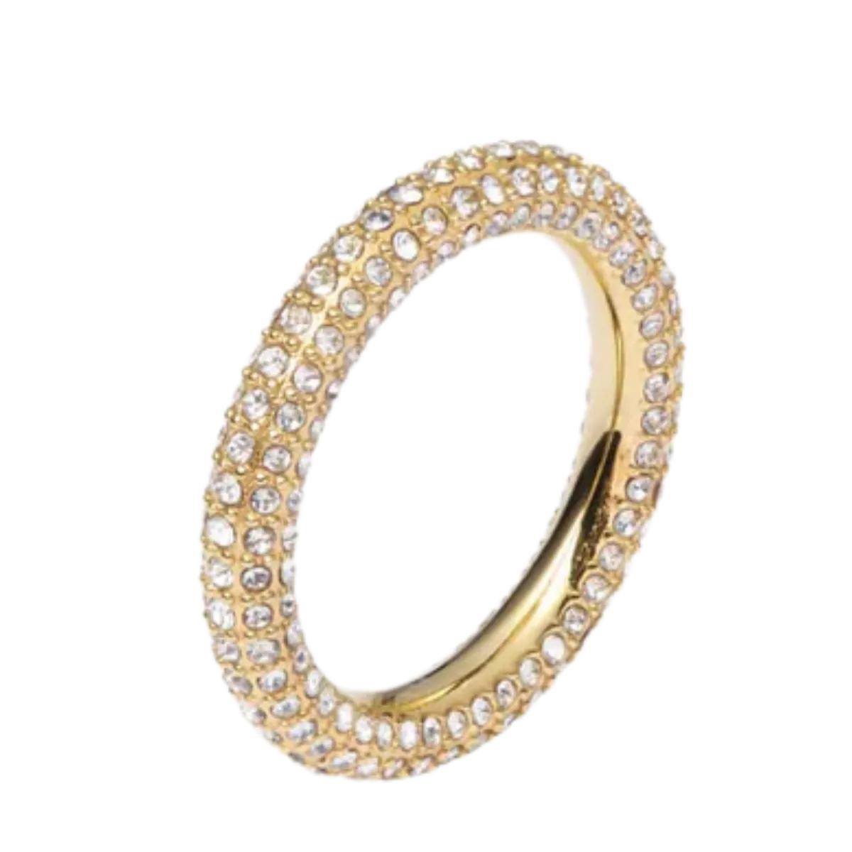 Outlet Mockberg Pavé Eternal Gold Ring - gold