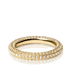 Outlet Mockberg Pavé Eternal Gold Ring - gold